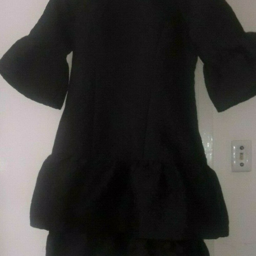 Modest Black Evening Dress Langdone 074277 Size L New with Tags